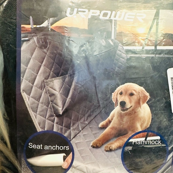 NEW URPOWER 6-In-1 Dog Car Seat Cover Pet Car Seat Waterproof Standard 58L x 54W - Picture 4 of 7